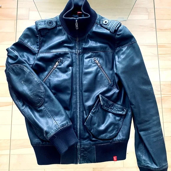 ESPRIT leather jacket - Picture 1 of 5